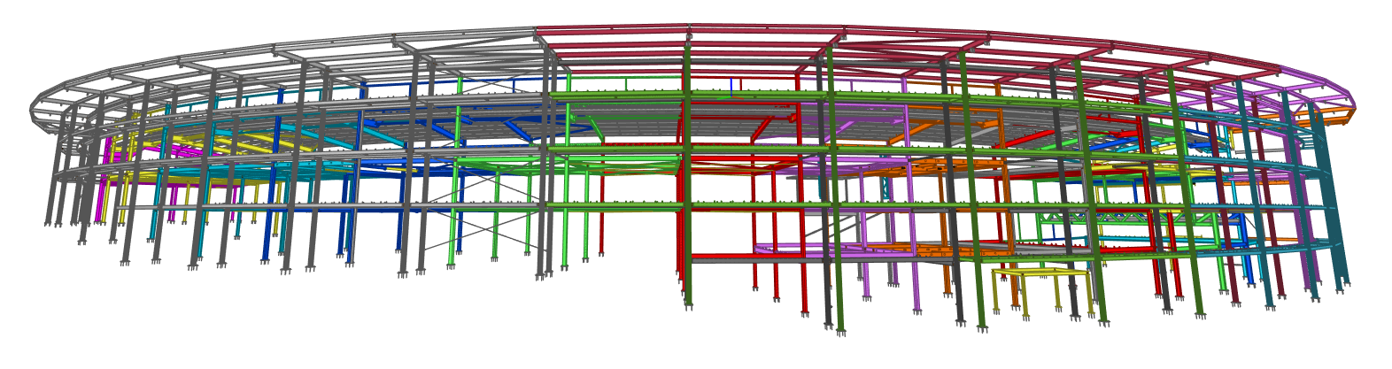 South West College Enniskillen - 3D Render Design By Struct Steel Engineering