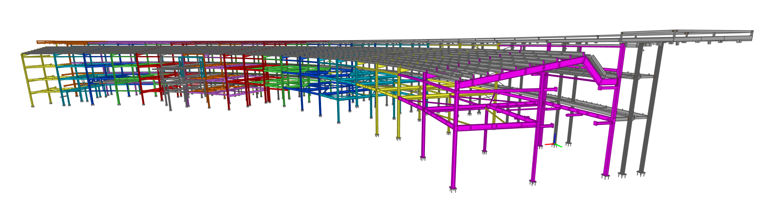 South West College Enniskillen - 3D Render Design By Struct Steel Engineering