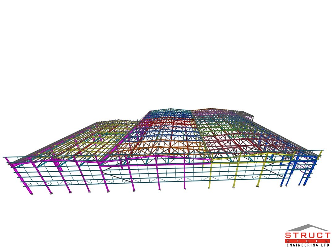 hyster - under construction by structural steel engineering