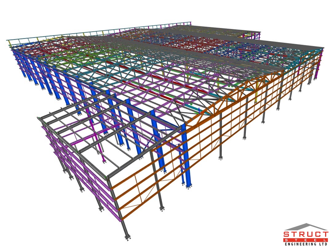 hyster - under construction by structural steel engineering