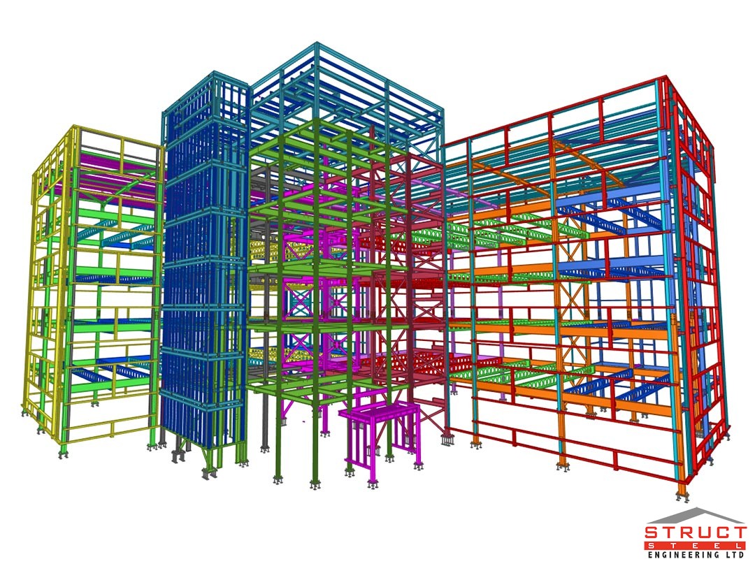 Northland Road Office Building - under construction by structural steel engineering