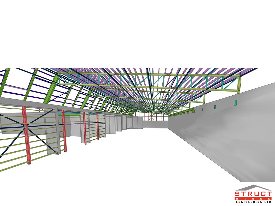 northway mushrooms - 3d render by structural steel solutions