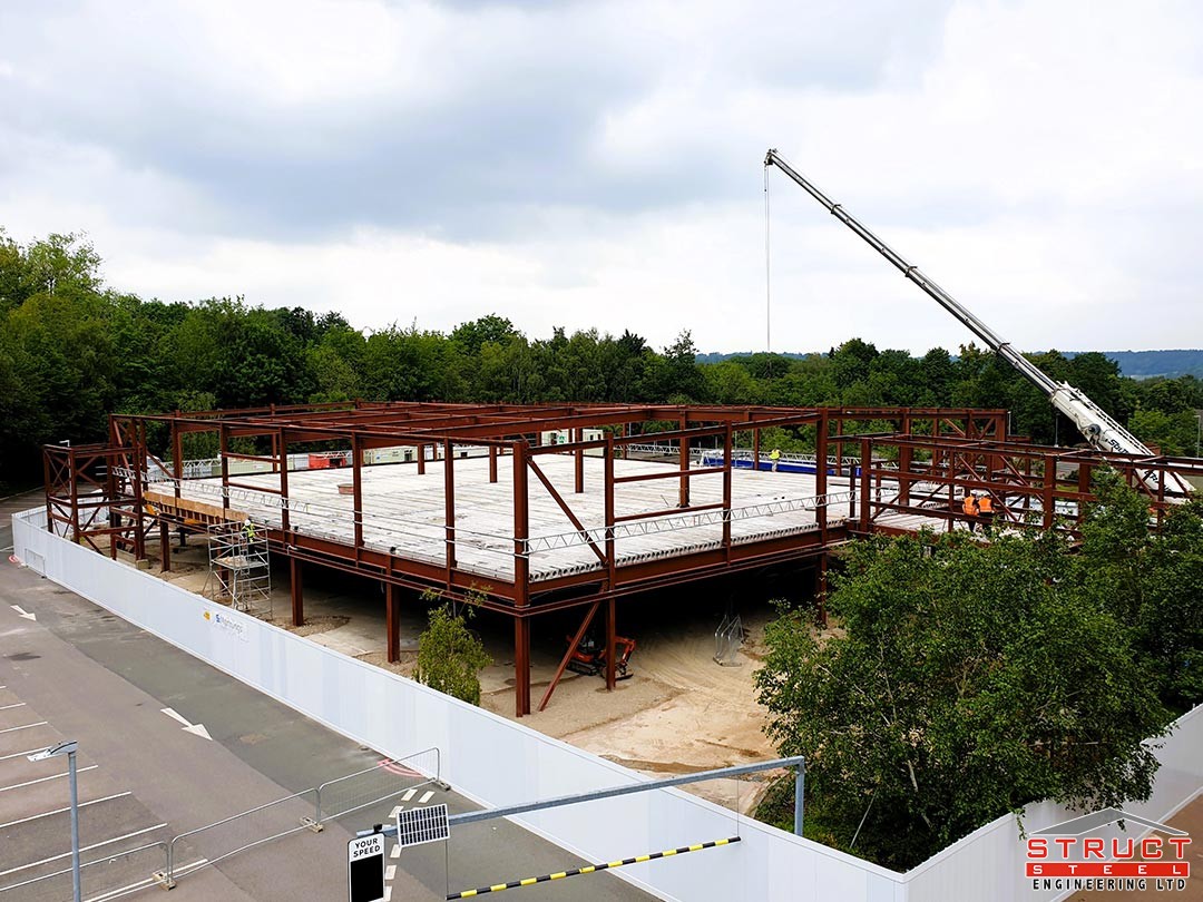 retail store - under construction by structsteel engineering