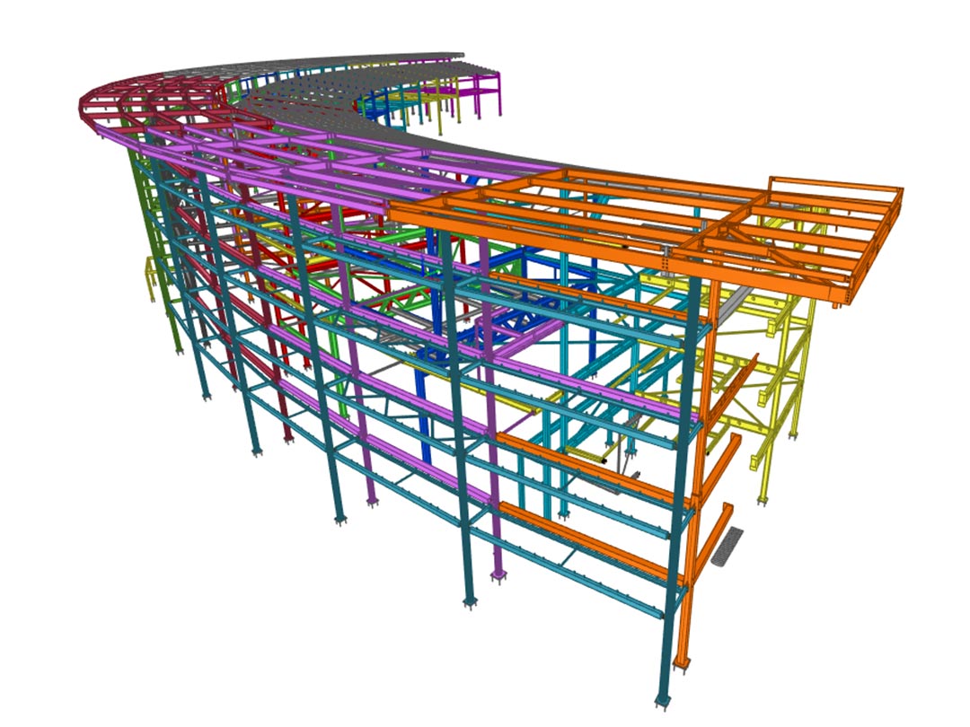 South West College Enniskillen - 3D Render Design By Struct Steel Engineering