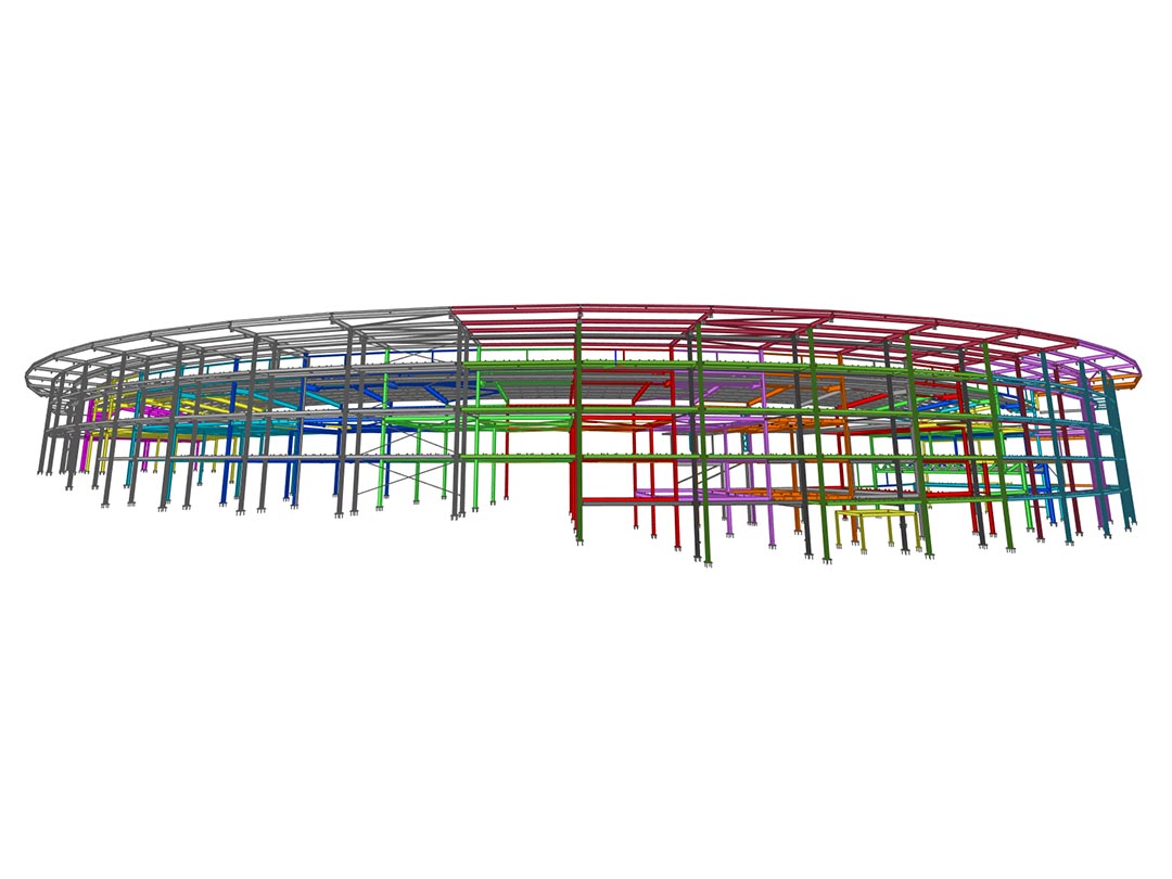 South West College Enniskillen - 3D Render Design By Struct Steel Engineering